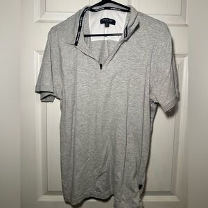 In Style Kenneth Cole Light Gray Men's Polo Shirt